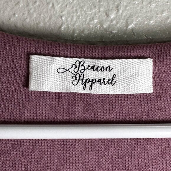 Beacon Apparel Womens Elegant Blouse Rose Sz S Texture Bohimian Blouse NWOT - Picture 2 of 11